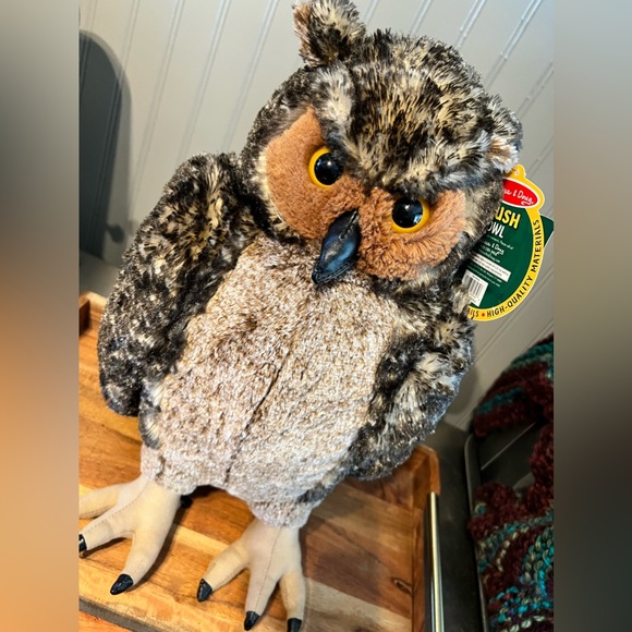 Melissa & Doug Other - NWT! Melissa & Doug, Plush Owl
